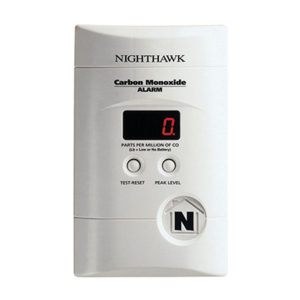 Nighthawk™ AC Plug-in Operated Carbon Monoxide Alarm with Digital ...